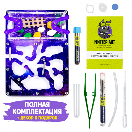 Муравьиная ферма Мини "Космос" (ПОЛНЫЙ КОМПЛЕКТ) Муравьиная ферма Мини "Космос" (ПОЛНЫЙ КОМПЛЕКТ)